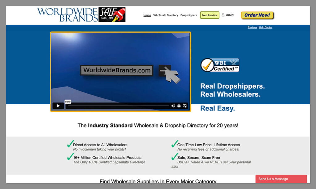 world wide brands homepage - fastest dropshipping suppliers