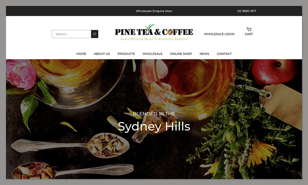 Pine Tea and Coffee - best coffee dropshipping suppliers