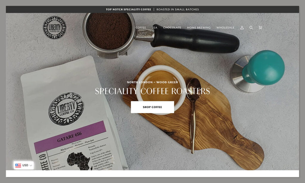 liberty coffee roasters - best coffee dropshipping suppliers