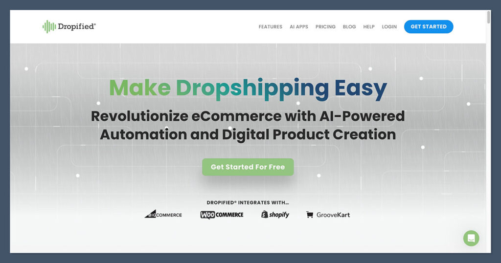 Dropified Homepage