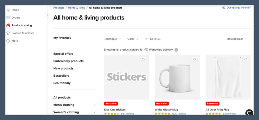 Printful Products