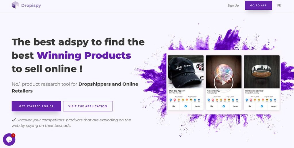 Dropispy Homepage