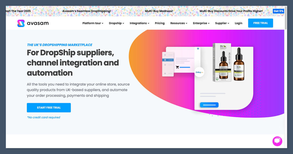 Avasam Homepage