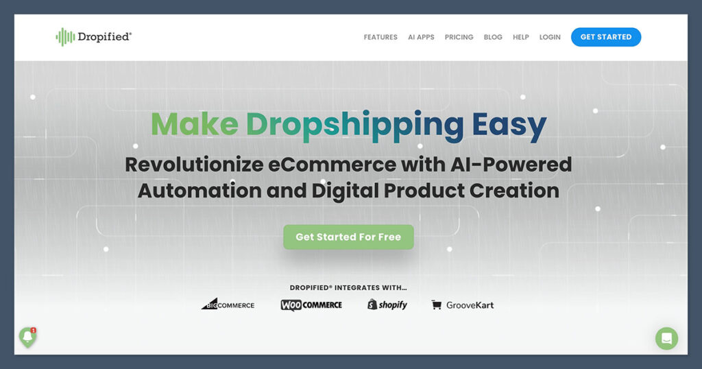 Dropified Homepage
