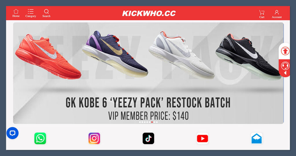 Kickwho Homepage