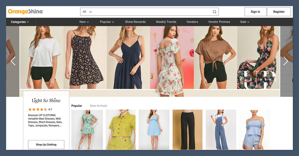 OrangeShine Homepage
