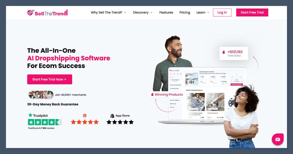 Sell-The-Trend-Homepage