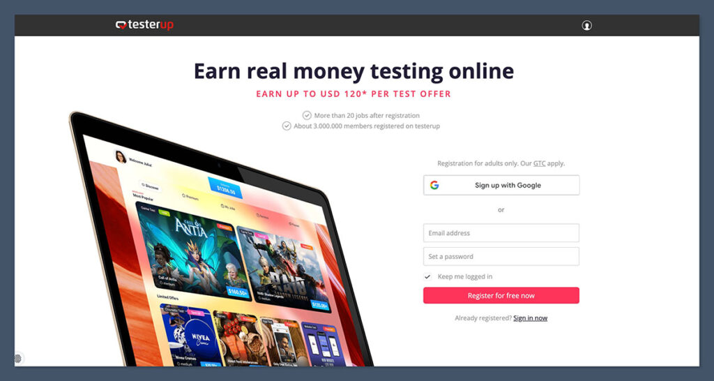 Testerup Homepage