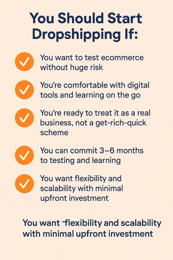 should you start dropshipping