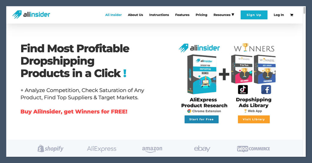 Ali Insider Homepage