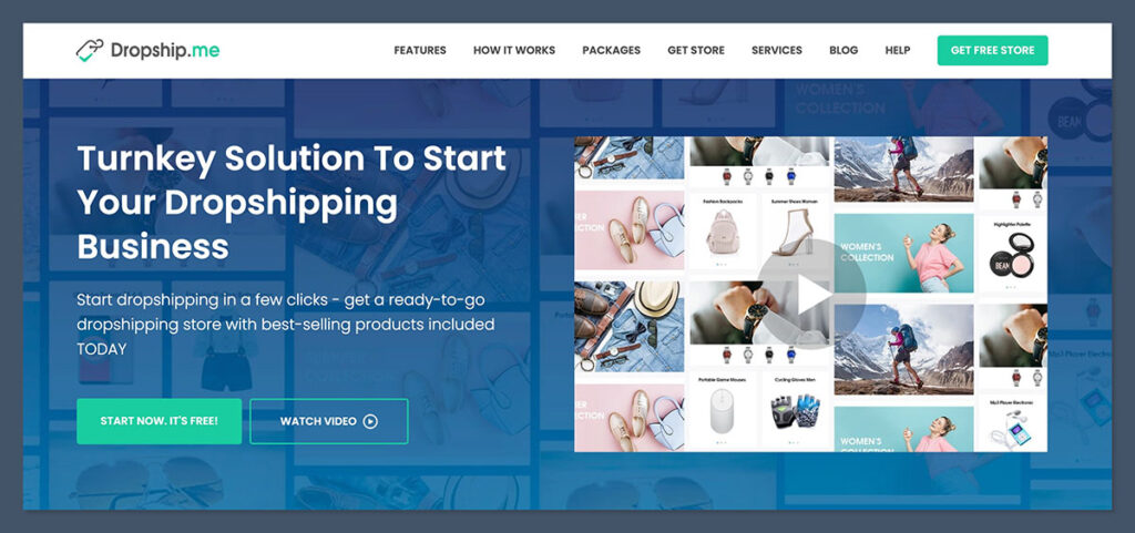DropshipMe Homepage