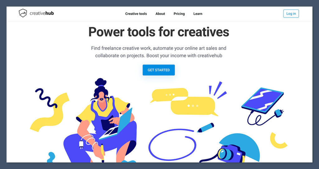 CreativeHub Homepage