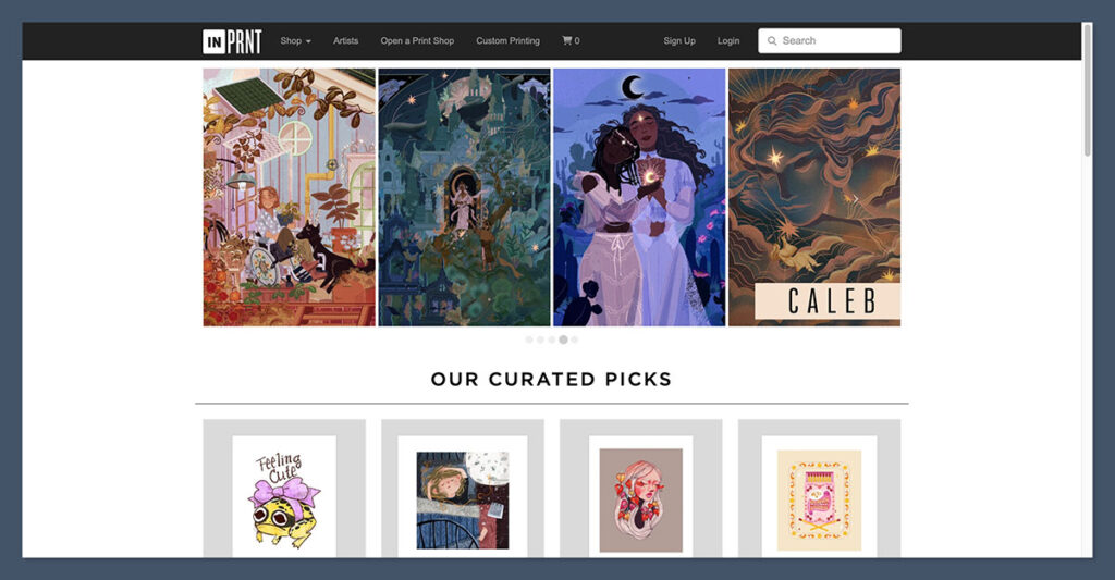 INPRNT Homepage