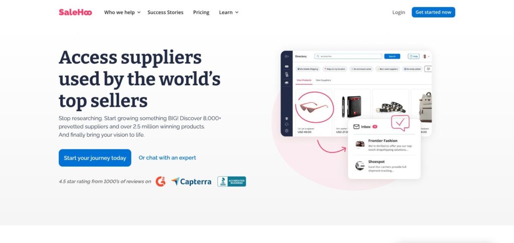 SaleHoo Homepage